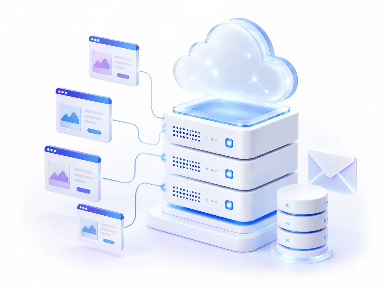 Fast and secure shared web hosting infrastructure for websites, email and databases